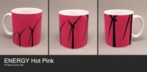 Energy Hot Pink PoP MuGs by Johnny Cotter
